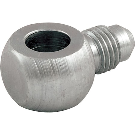 Allstar Performance -4 AN Male to 0.37 in.-24 Banjo Fittings; Nickel Plated, 2PK ALL50061